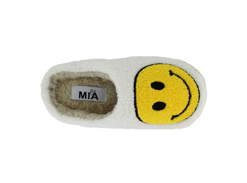 slippers with extra padding for comfort-Smiley Face Slippers