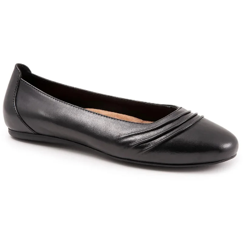 loafers for men with breathable comfort features -SoftWalk Womens Safi  Slip On Leather Loafers