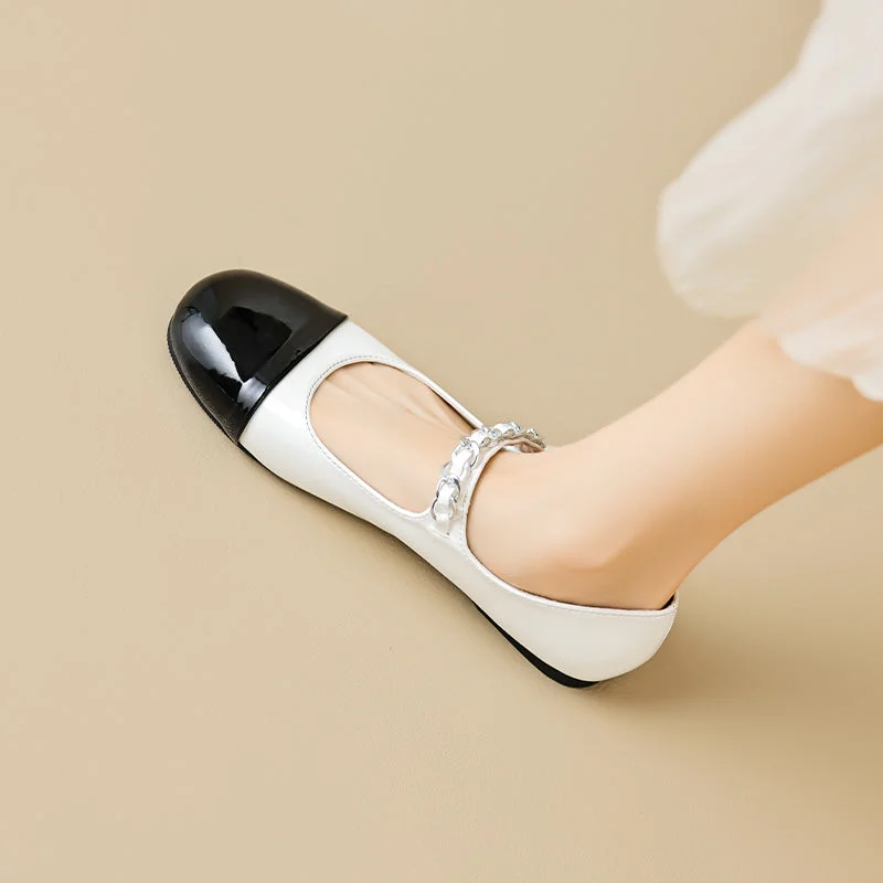 Flats shoes with soft soles -Women Stylish Glossy Soft Casual Flats