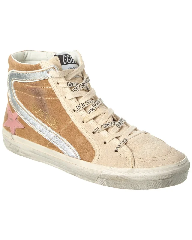 Golden Goose Slide Leather & Suede Sneaker