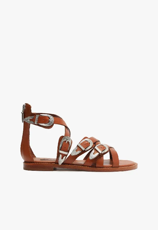 Comfortable sandals for women with faux suede straps for a luxurious touch -Harper Leather Sandal