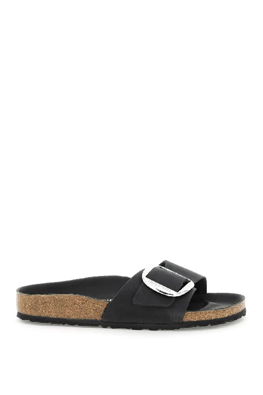 slippers for hospital use-Birkenstock Women's Madrid Big Buckle Slides