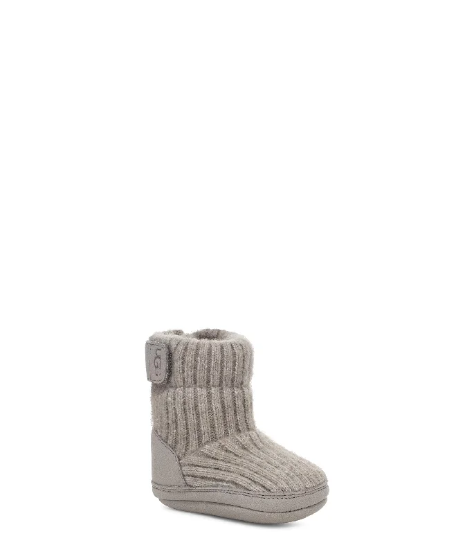 slippers for sore feet-UGG Unisex-Baby Skylar Slipper, Grey  Infant